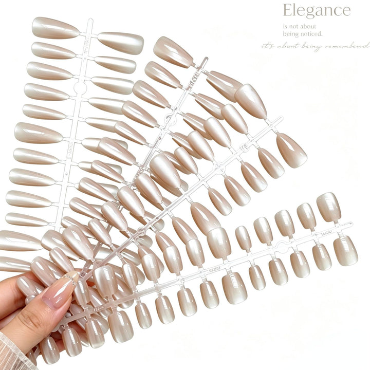 Premium Glossy Nail Art Press-On-Nägel