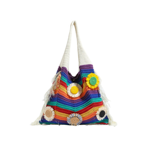 Bunte Boho-Shoppertasche