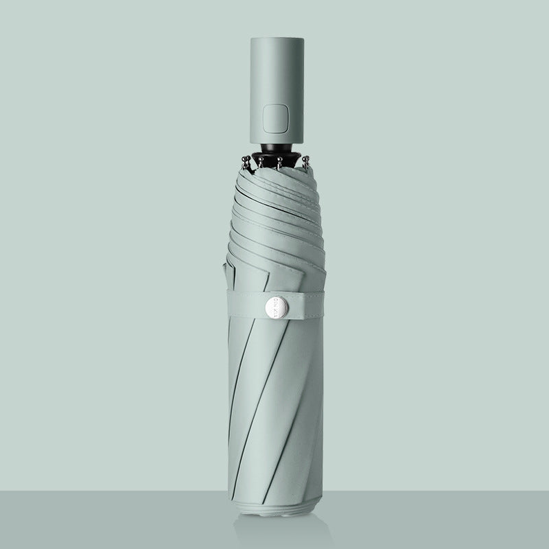 Damen Automatischer Faltregenschirm mit ergonomischem Design und windresistenter Technologie Karnz