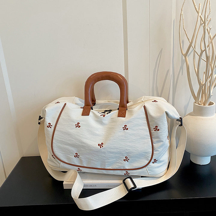 Bestickte Reise-Wochenendtasche