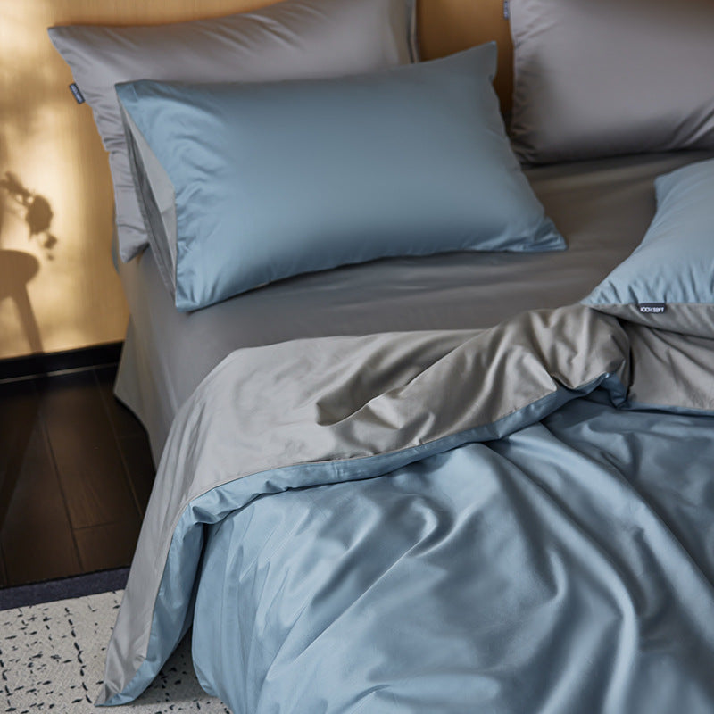 Luxuriöse Glatte Satin Bettwäsche Kollektion