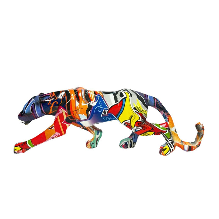 Dekorative Panter Skulptur Karnz