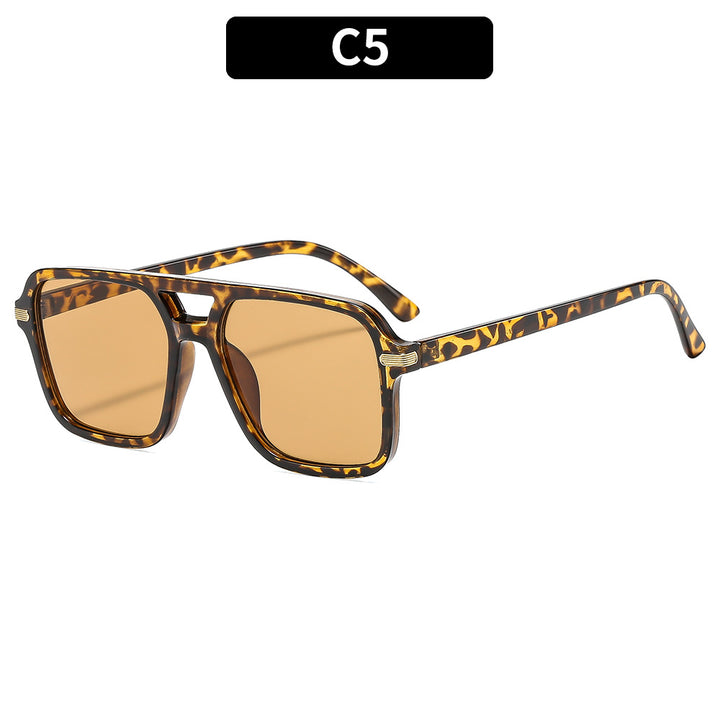 Moderne Statement Quadrat Sonnenbrille
