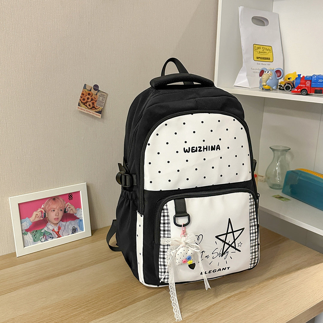Trendige gepunktete Rucksack Karnz 1791204846