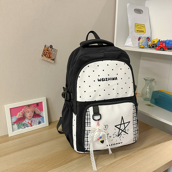 Trendige gepunktete Rucksack Karnz 1791204846