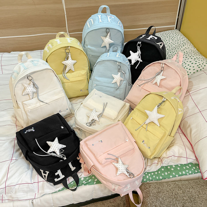 Stylische Freizeit-Rucksack mit Sternanhänger Karnz