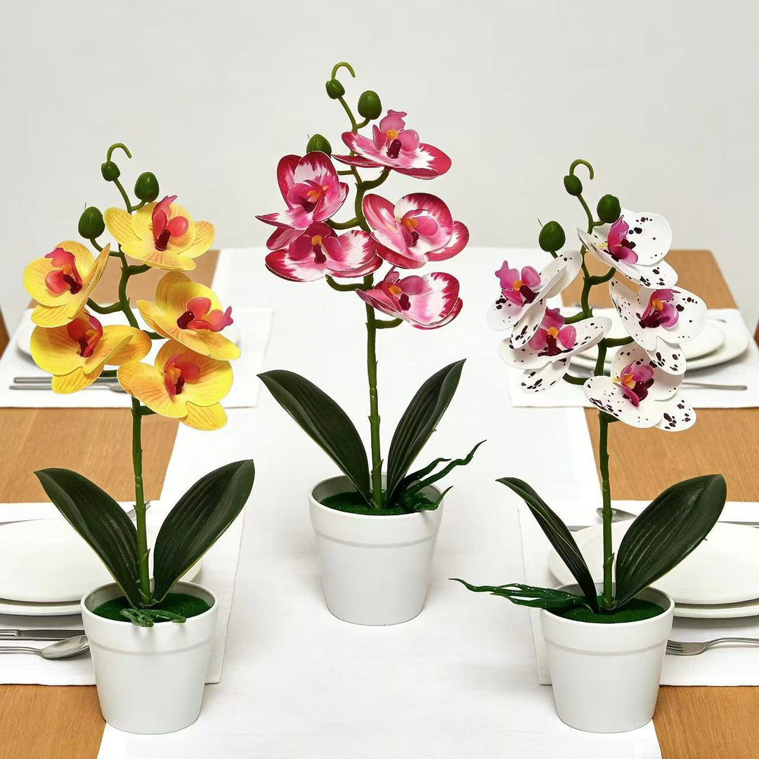 Realistische Künstliche Orchideenarrangement