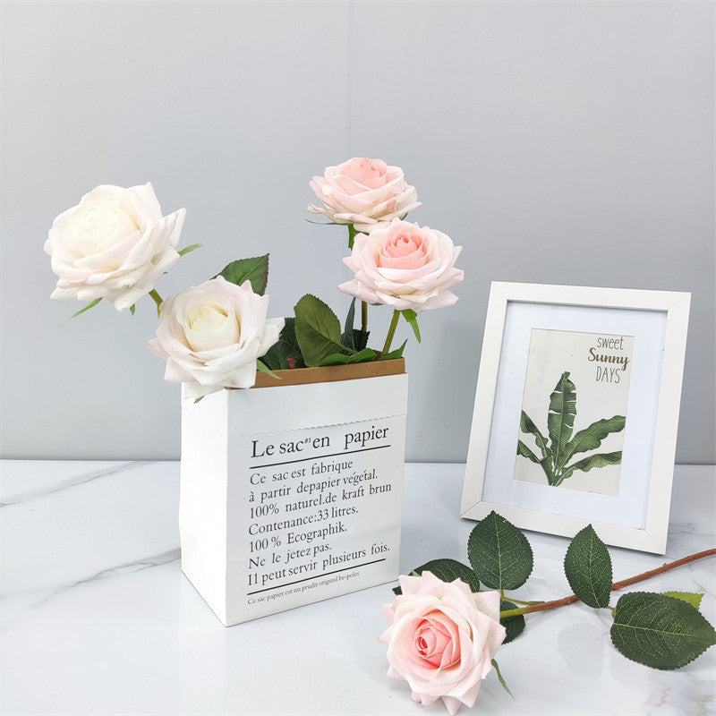 Künstlicher Blumen-Rosen-Stielstrauß