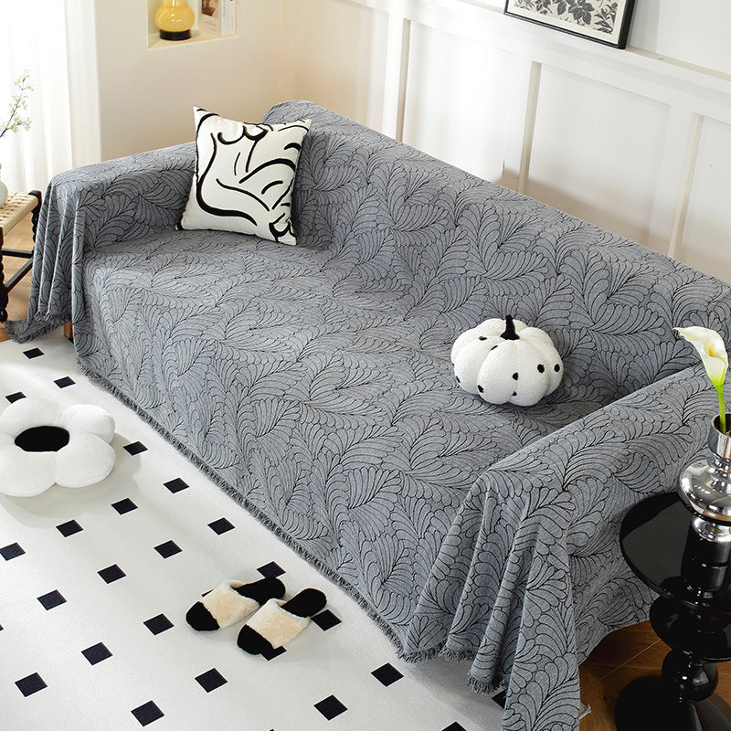 Gemütliche dekorative Fransen-Sofa-Wurfdecke