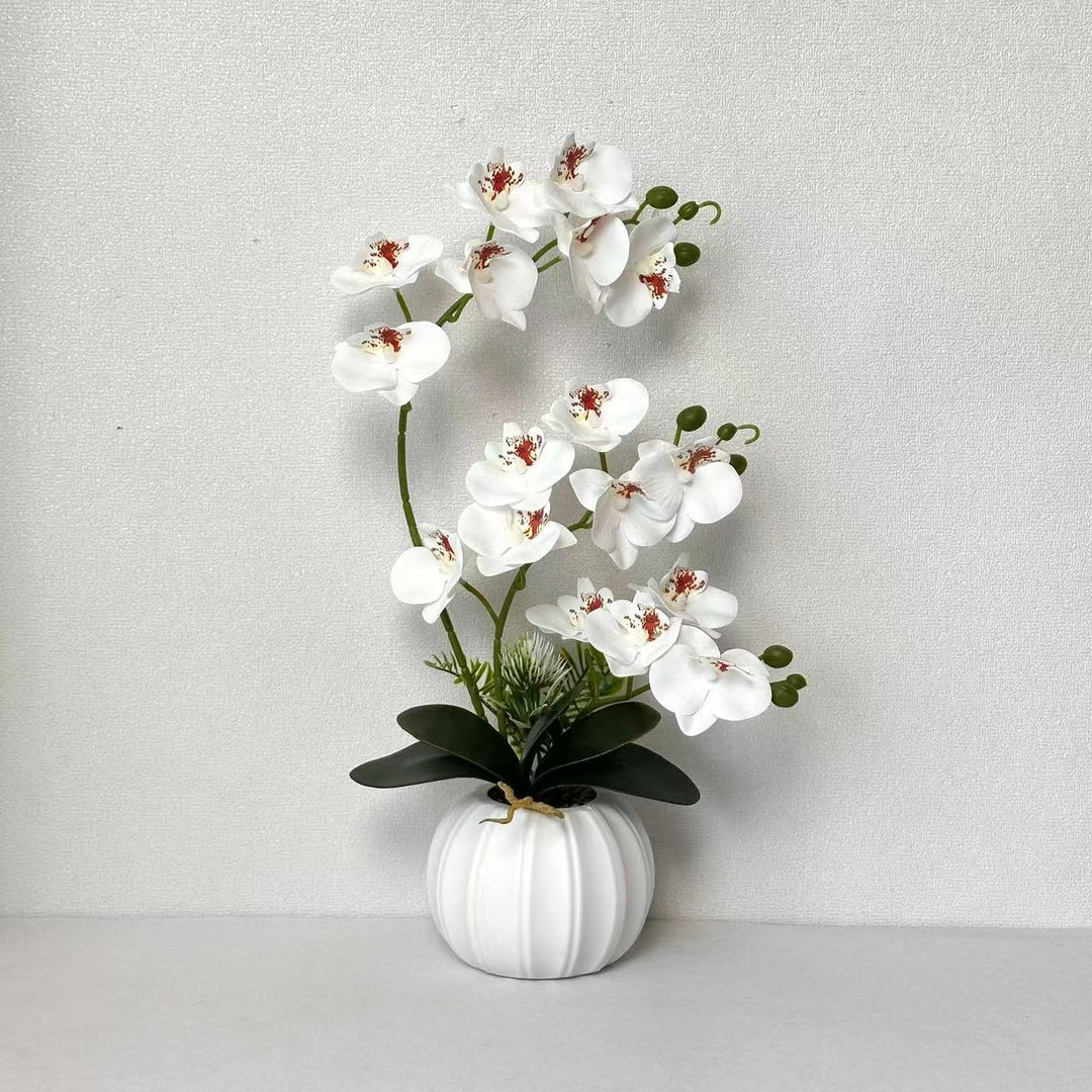 Elegante künstliche Orchideenblütenarrangement
