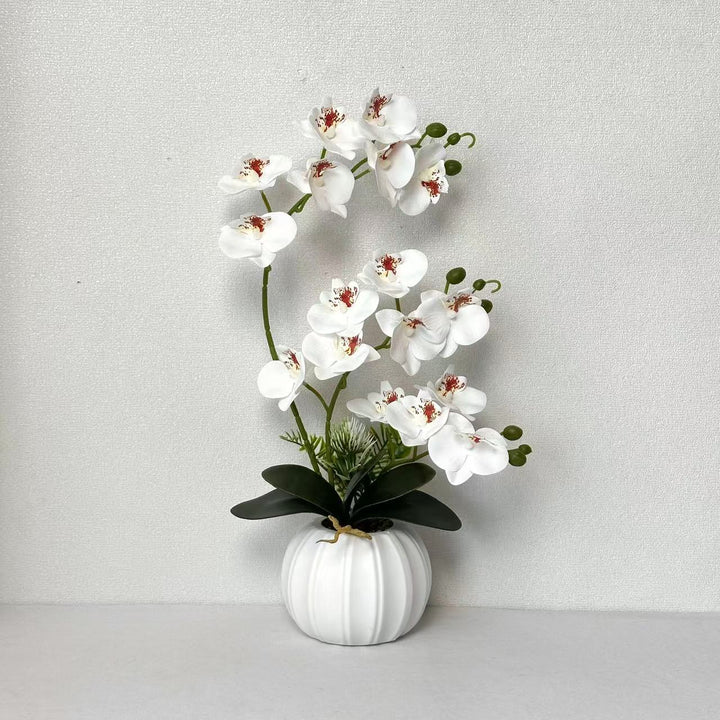 Elegante künstliche Orchideenblütenarrangement