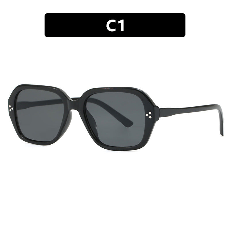 Damen stylische Sonnenbrille im trendigen Geometrie-Design Karnz