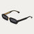 Damen stilvolle Sonnenbrille im modernen rechteckigen Design mit komfortablem Rahmen Karnz