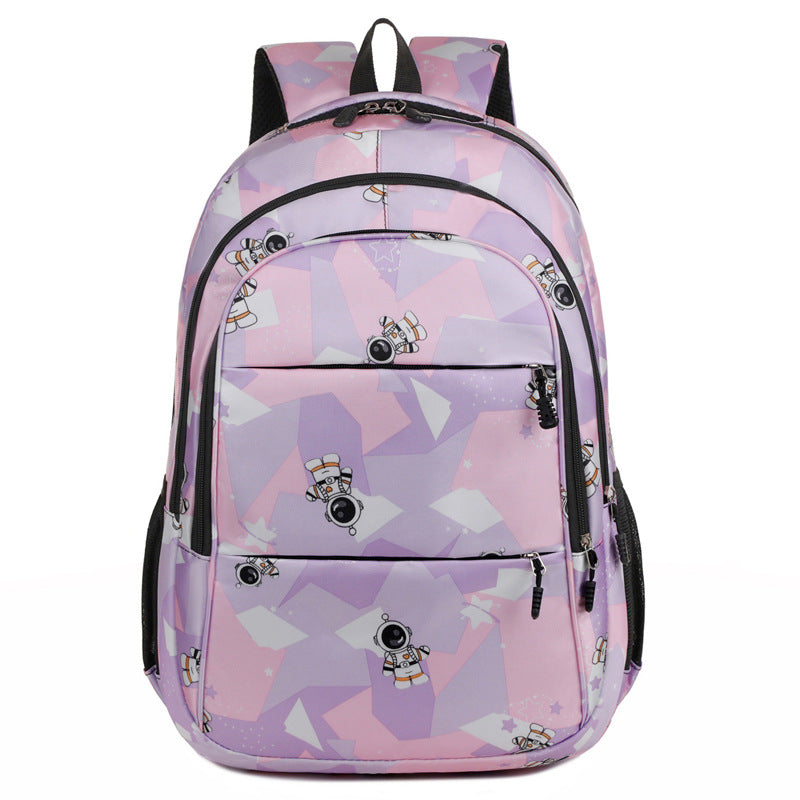 Modischer Schulrucksack mit Astronauten-Motiv Karnz