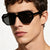 Damen moderne Sonnenbrille im auffälligen Oktagon-Design Karnz