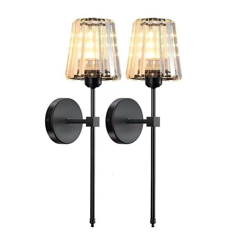 Moderne Kristallglas Wandleuchte