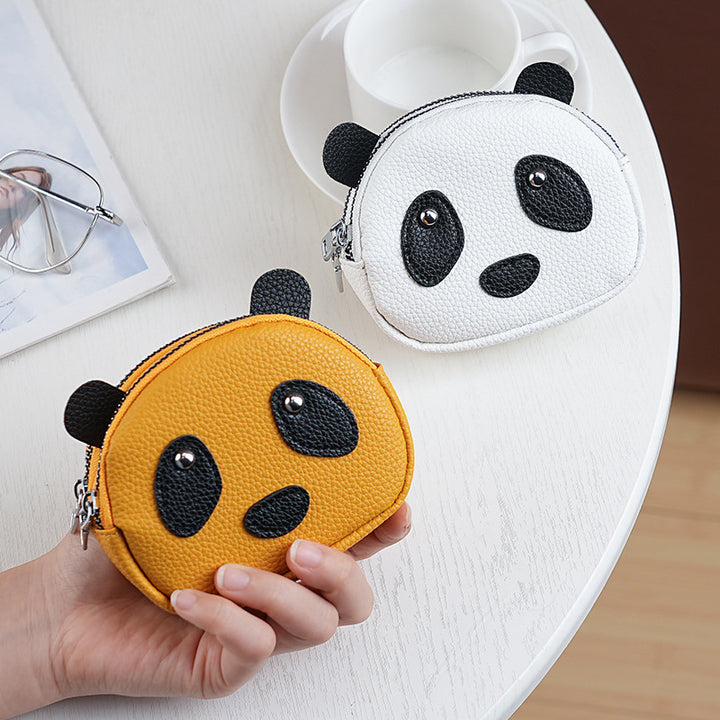 Niedliche Panda-Themen Reißverschluss-Münzbörse