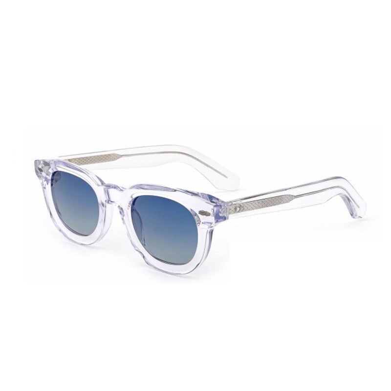 Damen retro-inspirierte Sonnenbrille mit breitem Schildpatt-Rahmen und harmonischen Gläsern Karnz