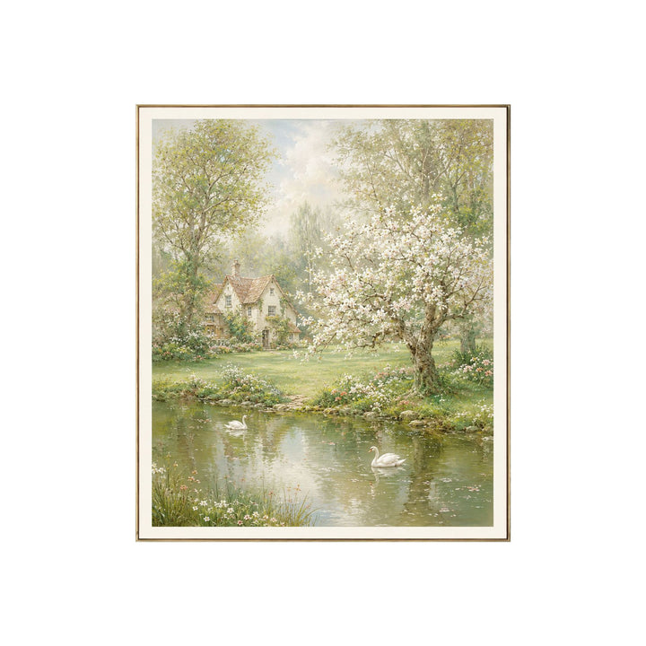 Florale Landschaft Leinwandkunst