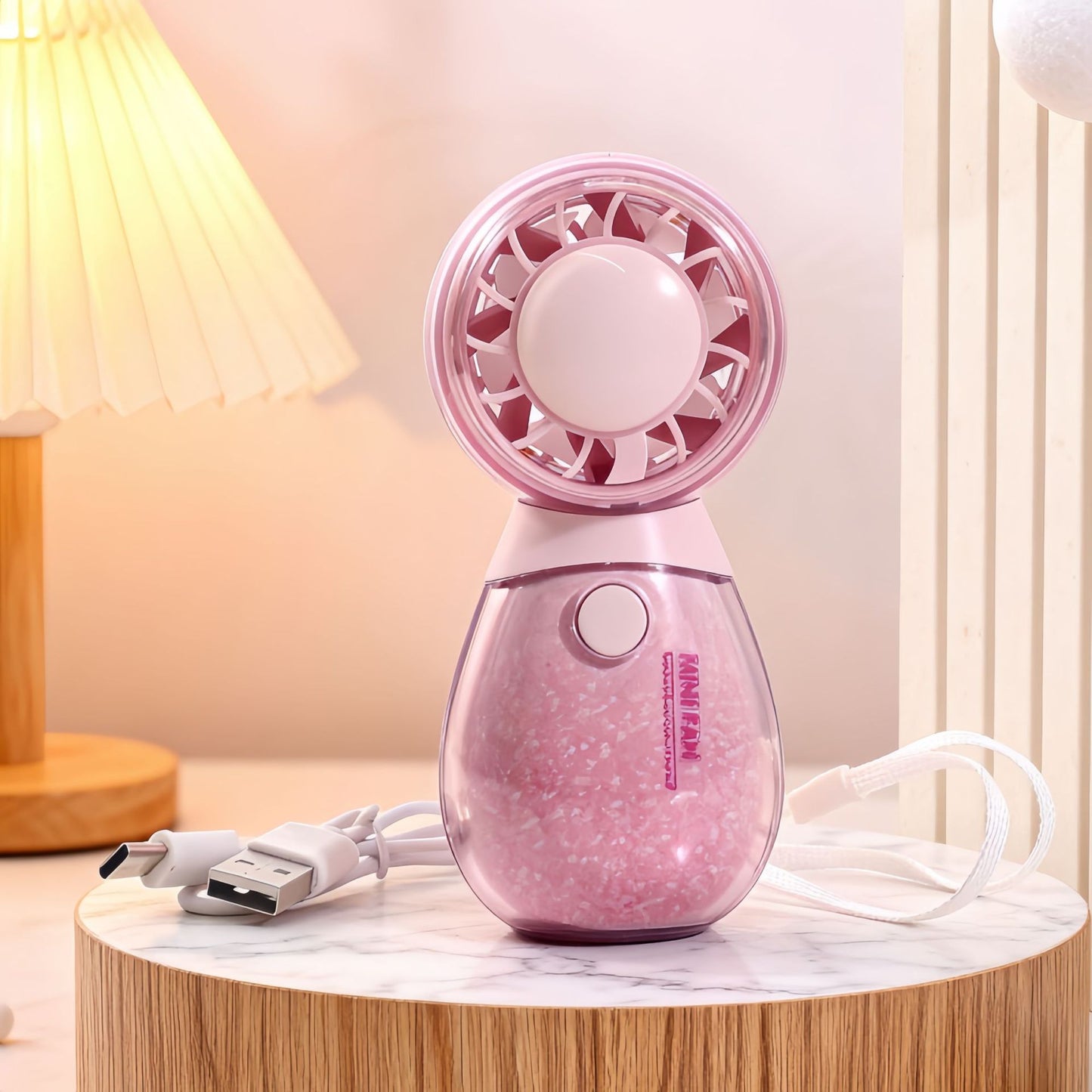 Damen Tragbarer Handventilator mit süßem Tiermotiv Karnz