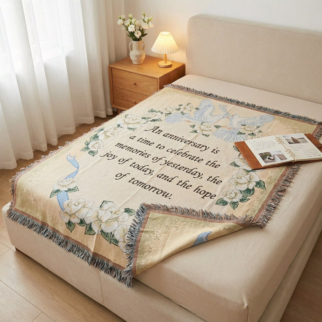 Dekorative Jacquard-Wurfdecke