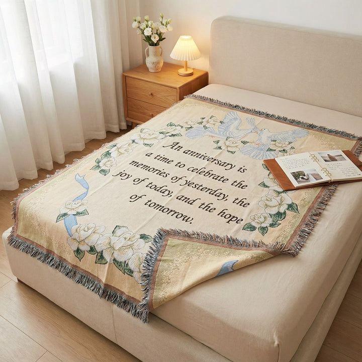 Dekorative Jacquard-Wurfdecke