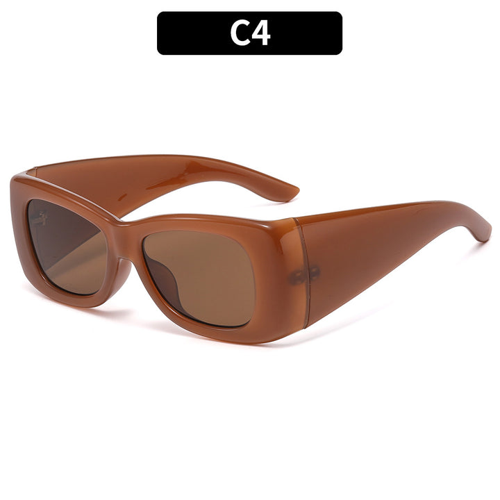 Elegante Übergroße Quadratische Sonnenbrille