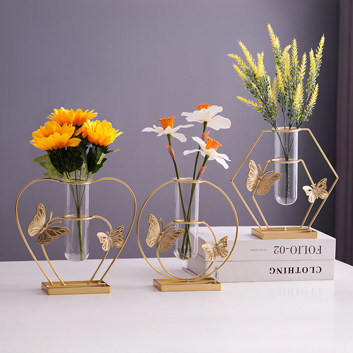 Geometrische Schmetterlings-Dekor-Vasenhalter