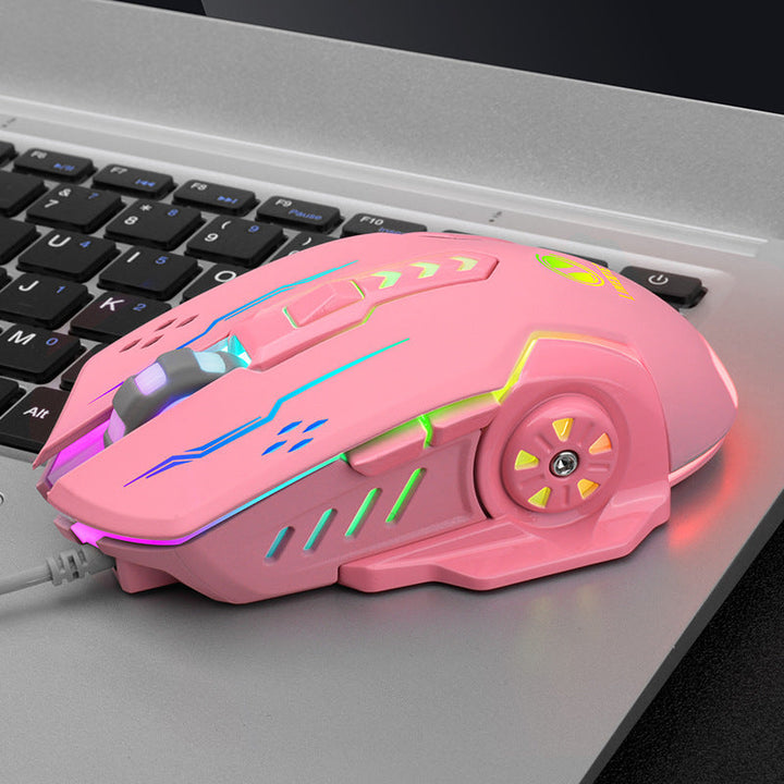 Hochleistungs-Wired Gaming Maus mit RGB Beleuchtung Karnz