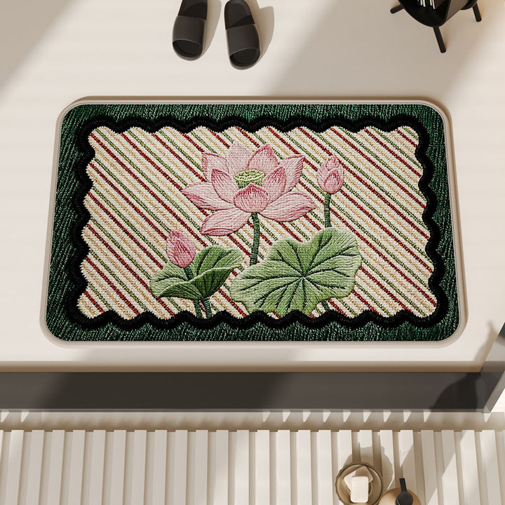 Blumenmuster Komfortmatte