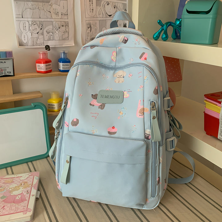 Verspielt Illustrierter Rucksack Karnz 1791205930