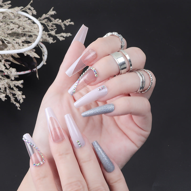 Elegante Stiletto-Acryl-Nagelerweiterungen Karnz