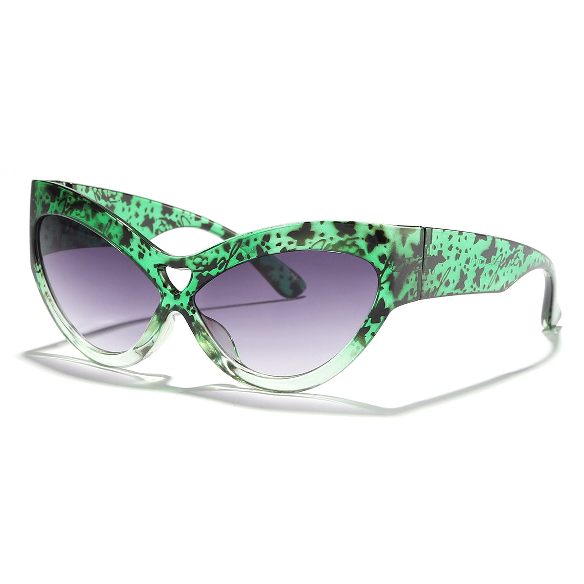 Damen auffällige Sonnenbrille im trendigen Leopardenmuster Karnz
