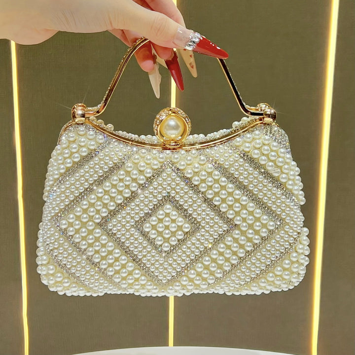Elegante Perlenhandtasche