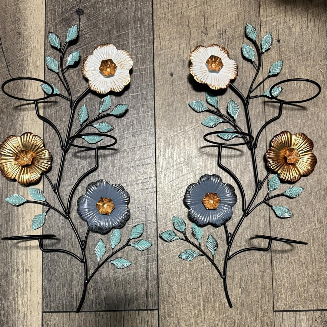 Florale Wanddekoration Karnz