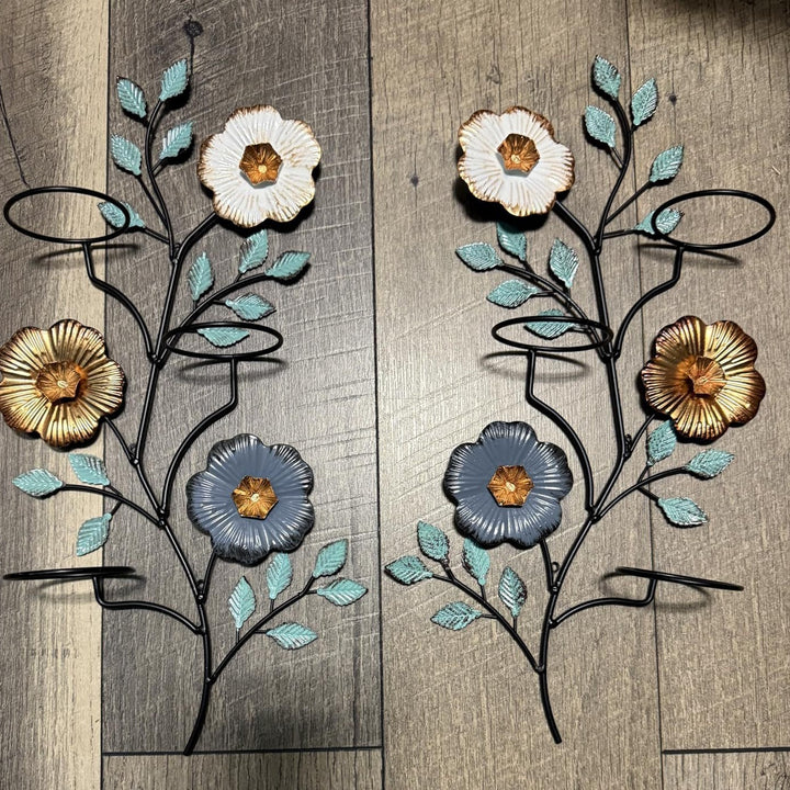 Florale Wanddekoration Karnz
