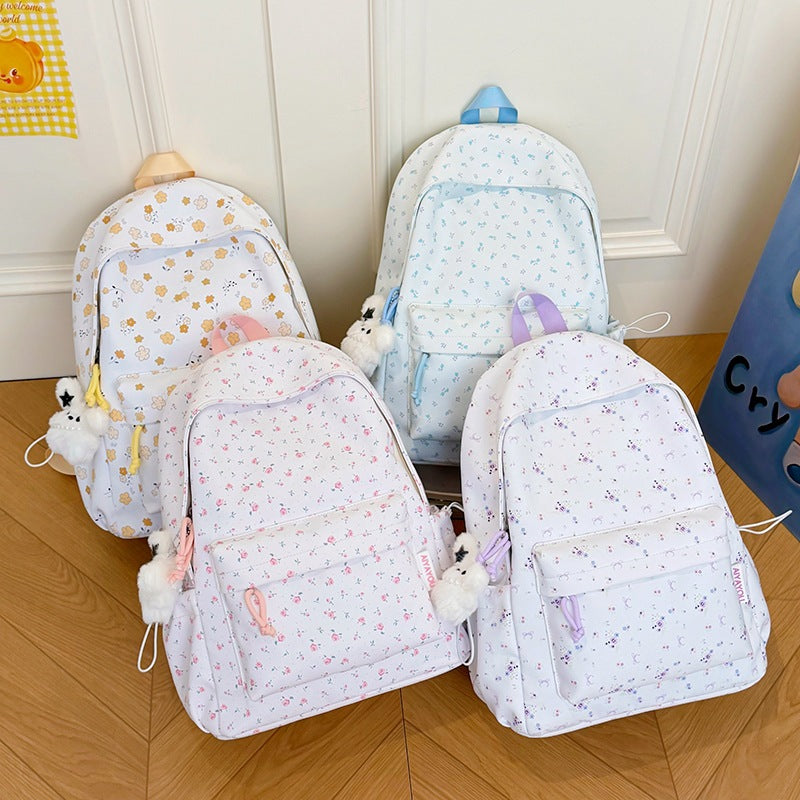 Blumenmuster Freizeit Rucksack Karnz
