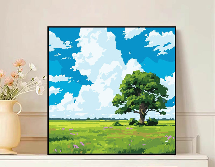 Scenic Mountain Landscape Leinwandkunst Karnz