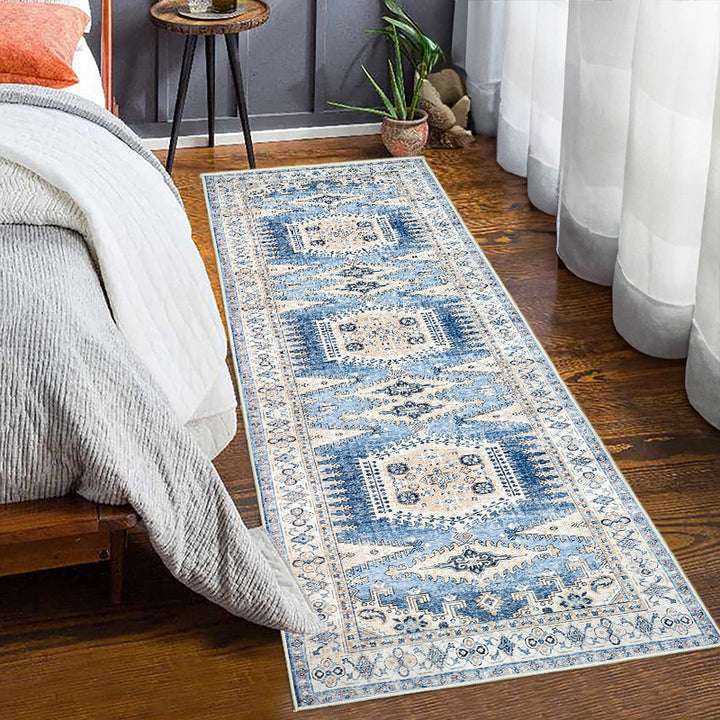 Vintage-inspirierter floraler Musterteppich Runner Karnz
