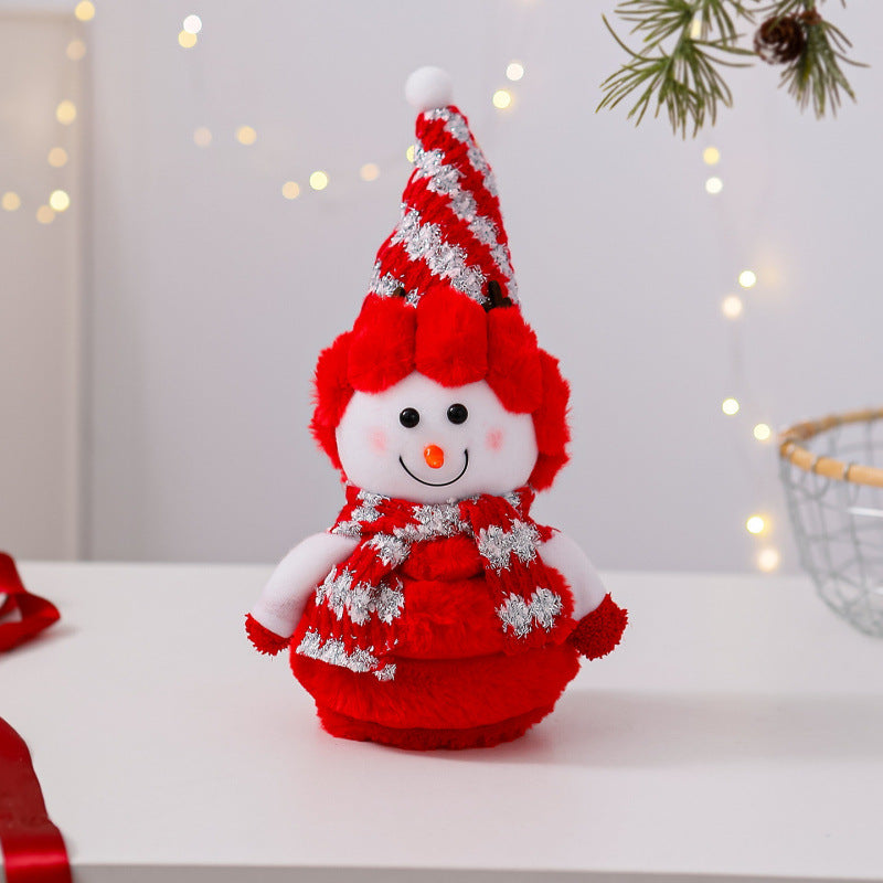 Dekorative Schneemann Figur Karnz