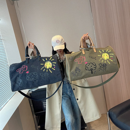 Canvas Kunst Reise Duffel Tasche Karnz