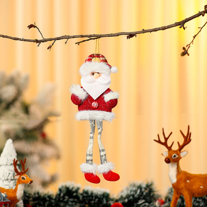 Dekorative hängende Santa-Puppen-Schale