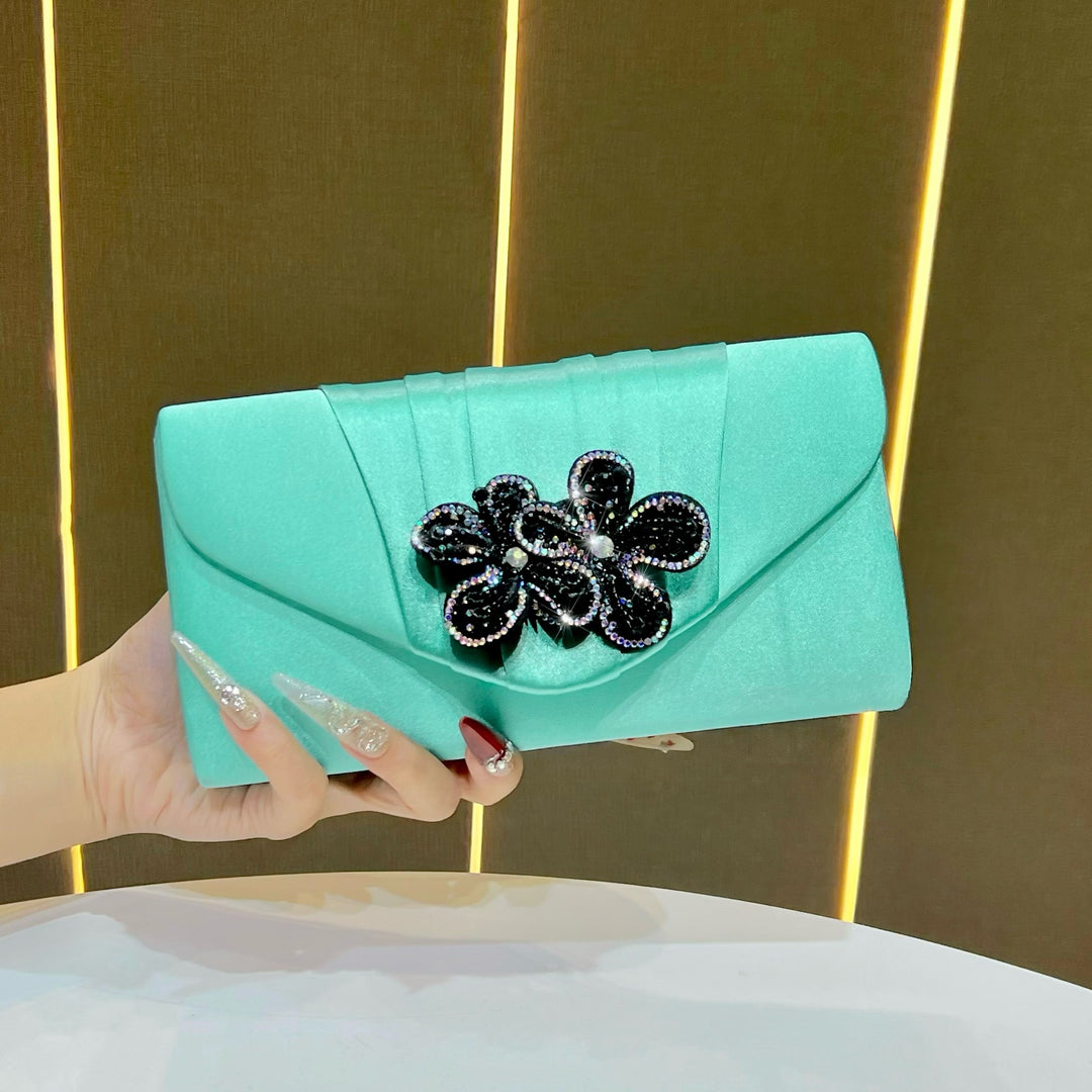 Elegante florale verzierte Clutch