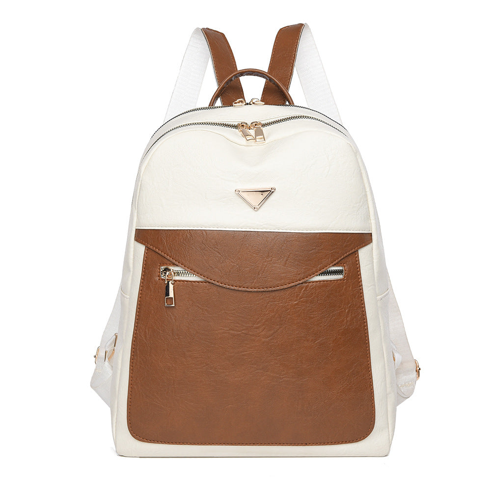 Elegante Faux Leder Rucksack Karnz