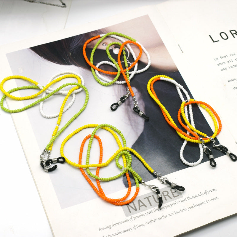 Bunte Perlen Brillen Kette Karnz   1786692312
