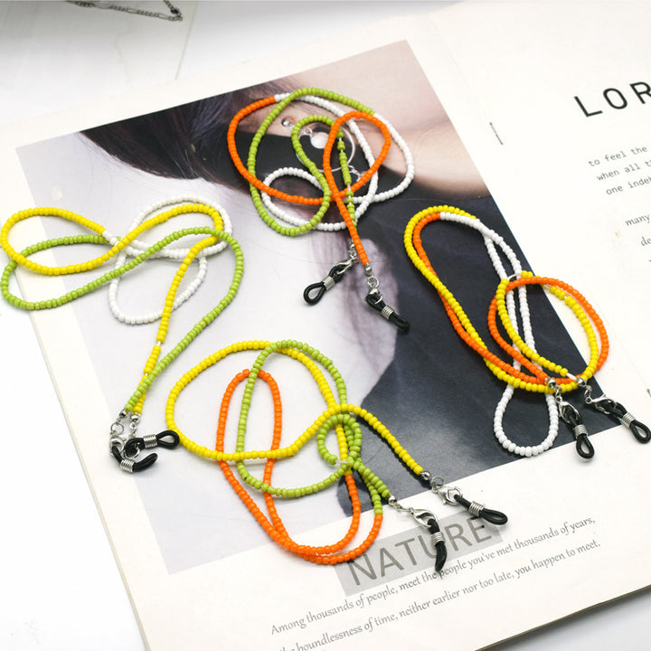 Bunte Perlen Brillen Kette Karnz   1786692312