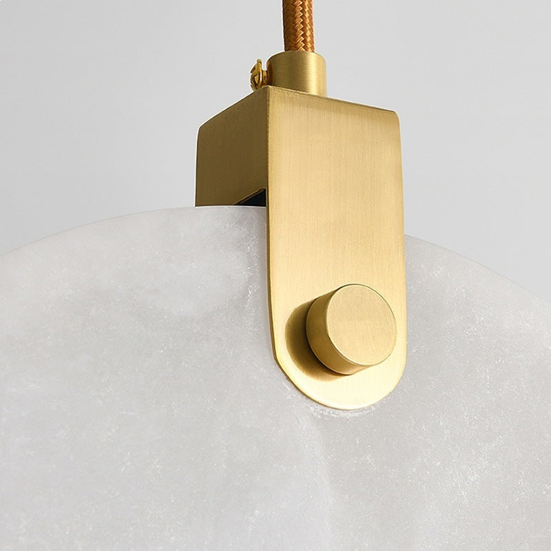 Elegante Marmor Kreis Pendelleuchte