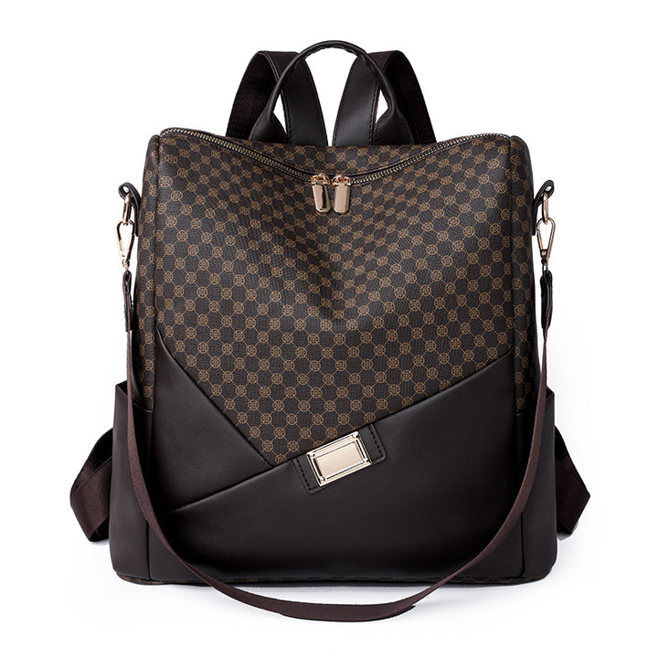 Stylische geometrisch gemusterte Rucksack