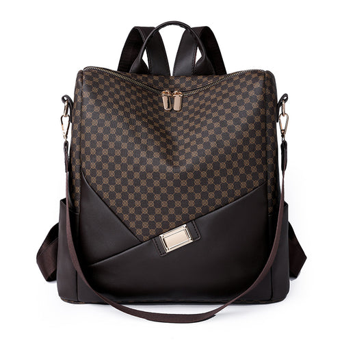 Stylische geometrisch gemusterte Rucksack