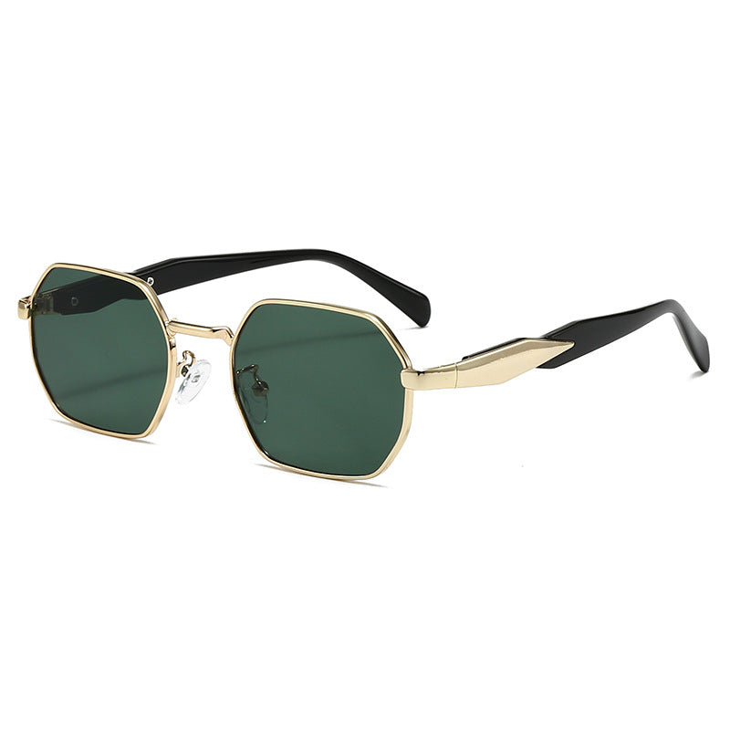 Stylische achteckige Sonnenbrille